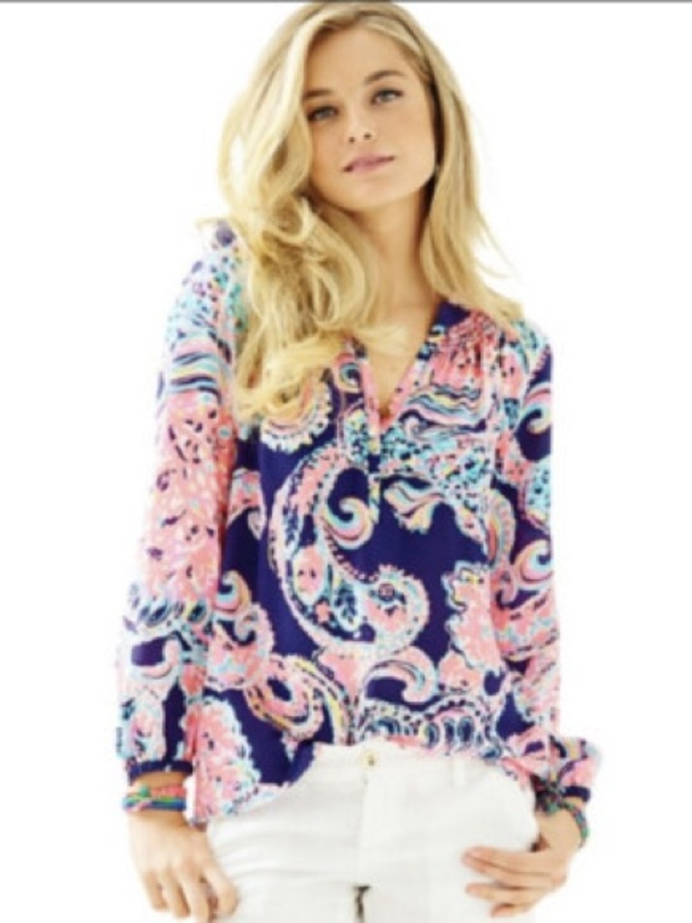 Lilly Pulitzer elsa pop up for the halibut XS silk